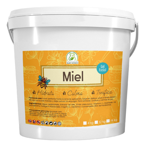 Gel Hidratante Facial De Miel Rápida Absorción 19 Kilos Momento De Aplicación Día/noche Tipo De Piel Todo Tipo De Piel