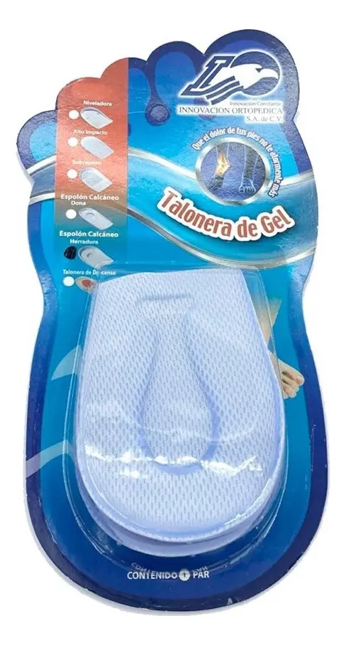 Talonera Gel Herradura Innovación Ortopédica Espolón Calcáneo Caballero