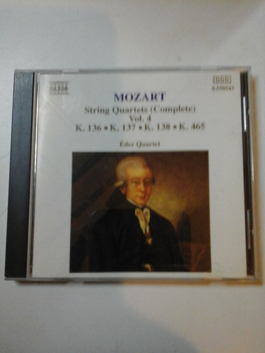 Cd 0086 - Mozart  String Quartets Complete. Vol. 4