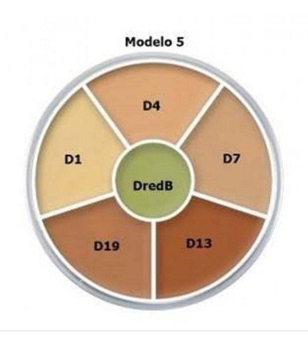 Kryolan Concealer Circle Rueda (stock De Todos Los Tonos Publicados) Envió Gratis A Todo El País 