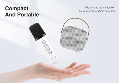 Microfono Fifine E1 Wireless White Color Blanco