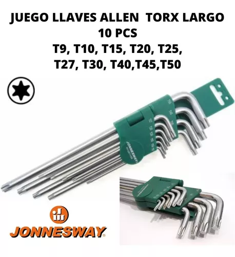 JUEGO DE LLAVES TORX TAMPER JONNESWAY