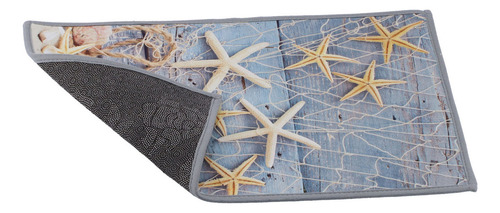 Tapete Estampado Macio Antiderrapante Para Interior Com Port