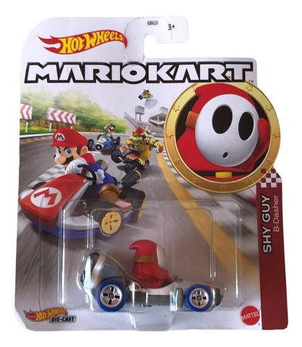 Hot Wheels Mario Kart Shy Guy B Dasher Mattel Nuevo