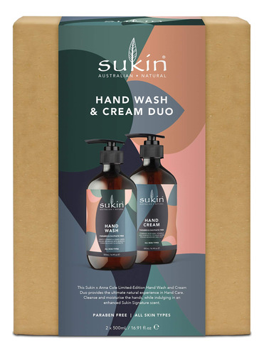 Sukin X Anna Cole Edicion Limitada Lavado De Manos Y Crema D