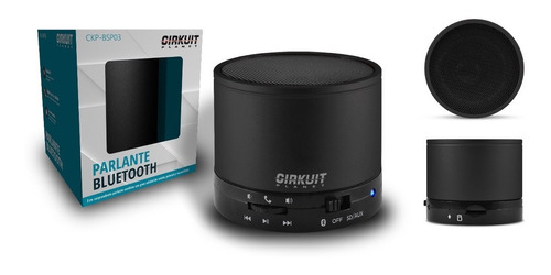 Parlante Bluetooth Cirkuit Planet Ckp Bsp03 Portátil