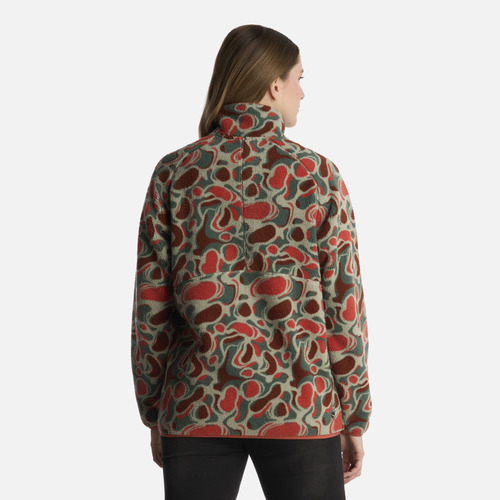 Polerón Mujer Fogon Print Jade Haka Honu