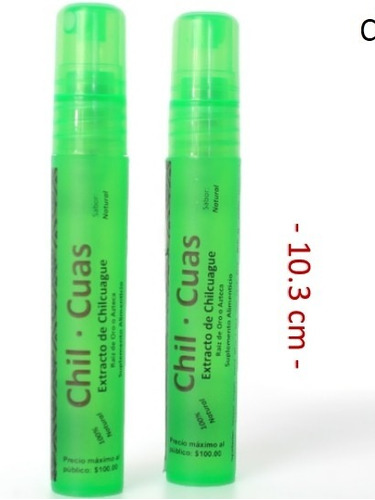 50 Chil Cuas 8ml Atomizador Extracto De Chilcuague Heliopsis