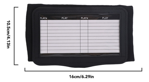 Pulseira Football Wrist Playbook Play Wristband For