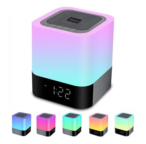 Reloj Despertador, Altavoz Bluetooth, Luz Nocturna, Altavoz.