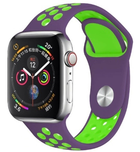 Correa Bicolor Para Apple Watch Dama Mujer Hombre Caballero