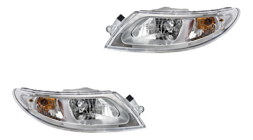 Kit 2 Faros (de Calidad) International 4400 03-17 Depo