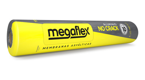 Membrana Asfaltica No Crack X 35 Kg Megaflex Aluminio