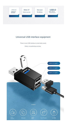 Extensor De Adaptador Usb 3.0, Mini Disco U Disk Car De 3 Pu