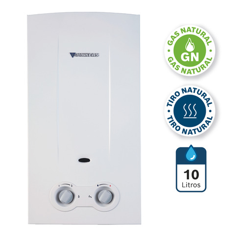 Calefont Junkers 10 Litros Tiro Natural Gn W10 Kb 23