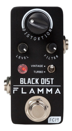 Fc-19 Black Distorsion Flamma Mexico Color Negro