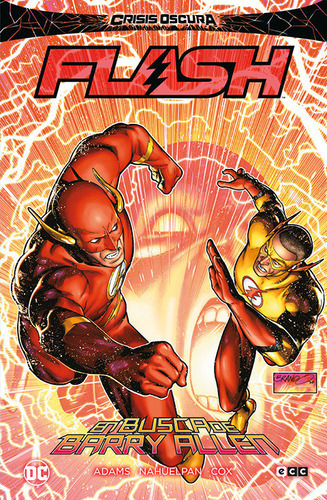 CRISIS OSCURA FLASH, de ADAMS, JEREMY. Editorial ECC ediciones, tapa dura en español