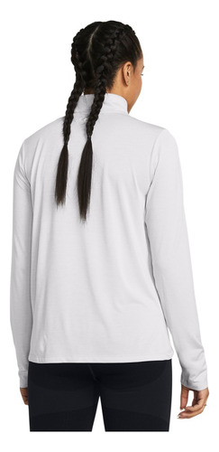 Sudadera Under Armour Tech 1/2 Zip- Twist Gris Para Mujer