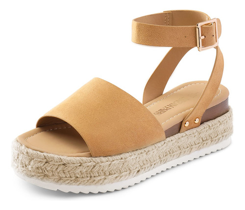 Dream Pairs Alpargatas De Plataforma Para Mujer, Sandalias D