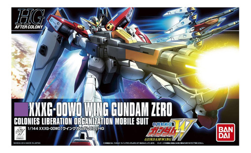 Bandai Hobby Gundam #174 Wing Gundam Zero Hg 1/144
