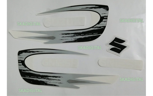 Kit Completo De Calcomanías Suzuki Gn 2012