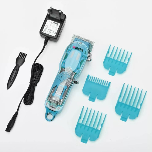 Maquina De Corte Wmark Ng-408 Profissional Azul Blade Cor Azul-celeste