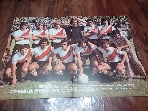 Poster River Plate Sub Campeon Metro 1973 Ideal Decoracion