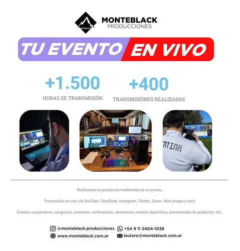 Servicio De Transmisión En Vivo | Streaming | Eventos Mixtos