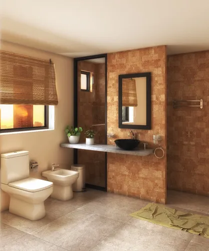 Juego Sanitarios Loza Baño Cuadrado Moderno Bañera