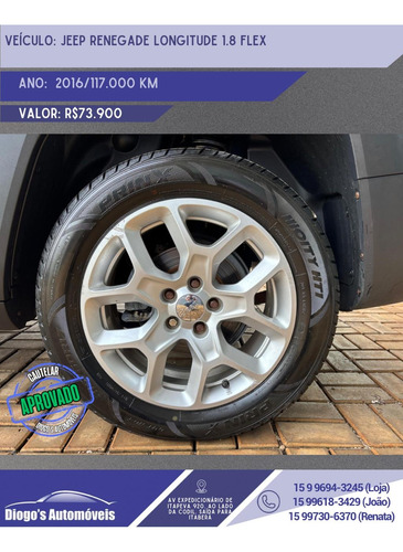 Jeep Renegade 1.8 Longitude Flex Aut. 5p
