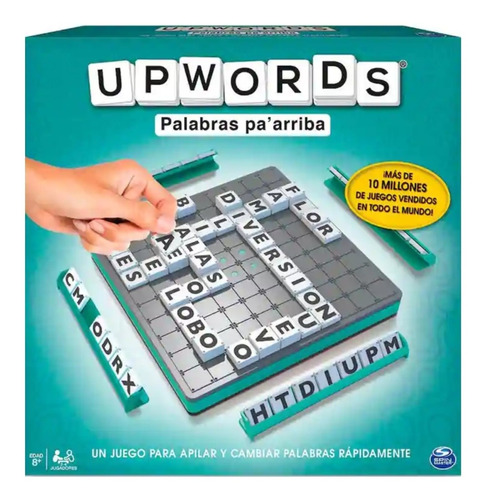 Upwords Español Palabras Pa Arriba Juego Mesa Tipo Scrabble 
