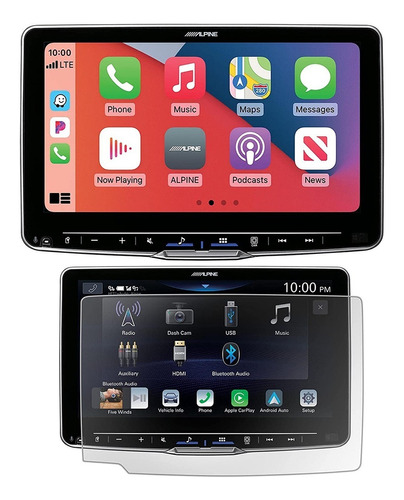 Autoestereo Digital 9 Pul Con Apple Carplay  Android Auto