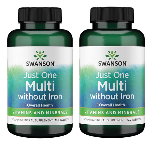 Swanson Century Multivitamínico Sin Hierro 130 Tabletas