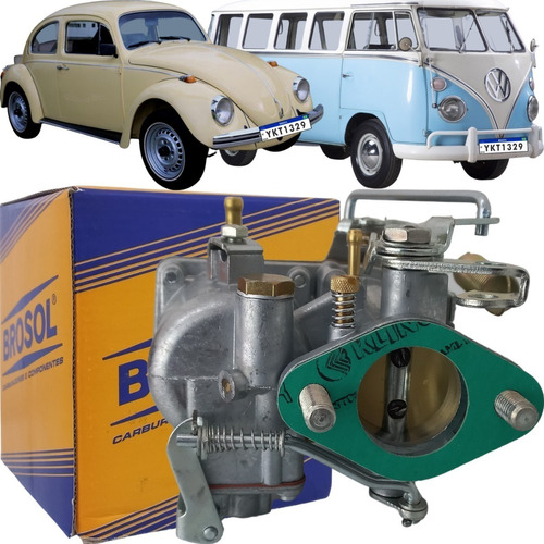 Carburador Fusca Kombi Gasolina H30 Original Brosol 112047