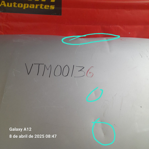 Cofre Nissan Tsuru 3 2000-2017 Plateado (Usado)