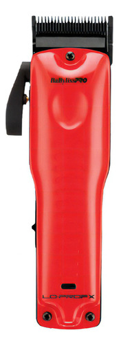 Cortadora De Cabello Clipper Babyliss Linea Lo Pro Fx Modelo Fx825red Roja Edición Limitada Metalico Profesional 110v/220v