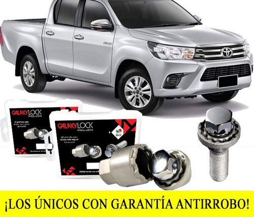 Birlos De Seguridad Y Llanta Refacción Hilux Chasis Cabina