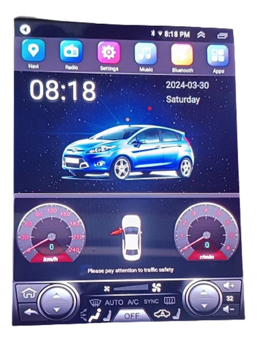 Radio  Ford Fiesta 2011 - 2013 Android 6+128 Gb