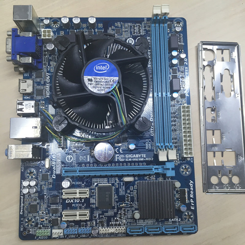 Combo Board Gigabyte H61m + Procesador Intel Core I5-3470