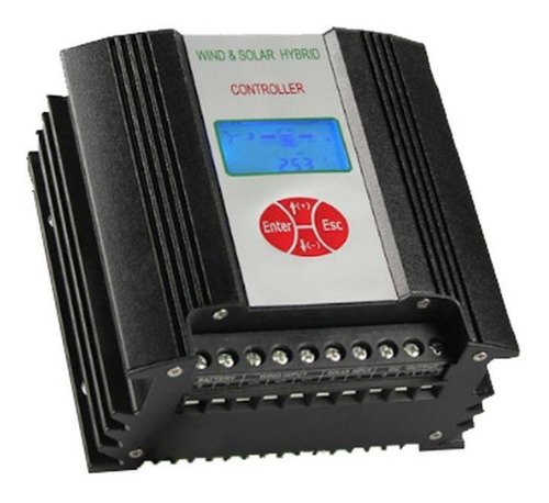 Controladores De Cargas Solares, Mxhbd-011, 600w Eólico, 300 Color Negro