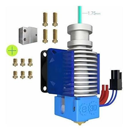 V6 All-metal Hotend-1.75mm-direct Drive-12v-volcano Block Ga