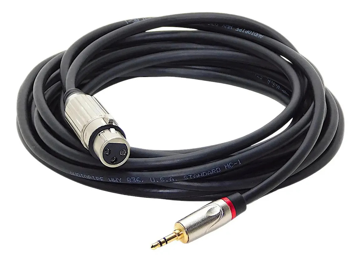 Cable Para Mic Rode Canon Hembra A Miniplug X 8 Mts Hamc