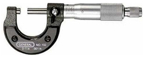 Medidor De Espesor General Tools 102 Micrómetro De Graduaci