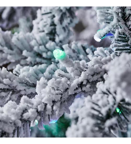 Árbol De Navidad Artificial Fraser Con Luces Led De 9 Ft