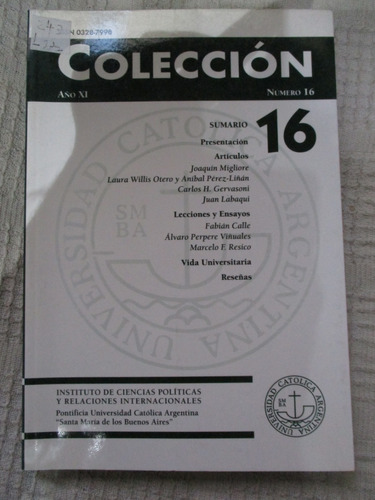 Revista Colección Año Xi, Número 16, Uca, 2005. 