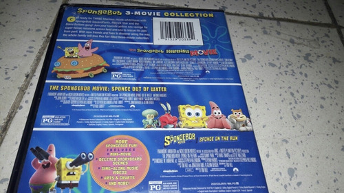 Bob Esponja Las 3 Peliculas En Dvd Y En Español Latino Nuevo