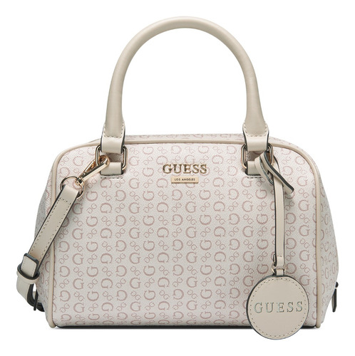 Bolsa Satchel Guess Factory Con Logo Estampado Para Mujer