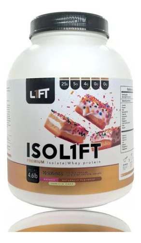 Isolift Proteina 4.6 Lbs Sabor Birthday Vainilla