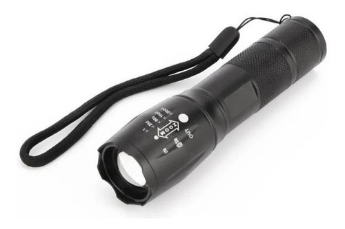 Linterna Lámpara Led Recargable Zoom Impermeable Táctica Color de la luz Blanco frío