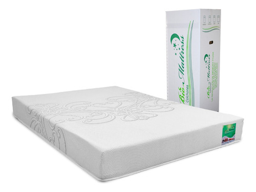 Colchón + Box Modelo Royale Queen Size Color Blanco